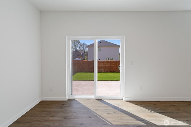 11114 NE 91st Ave, Vancouver, WA 98662 - empty room with baseboards and wood finished floors