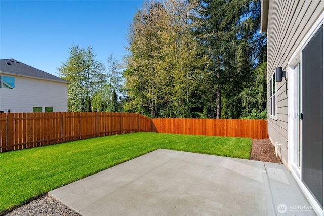 11114 NE 91st Ave, Vancouver, WA 98662 - exterior space featuring a patio and a fenced backyard