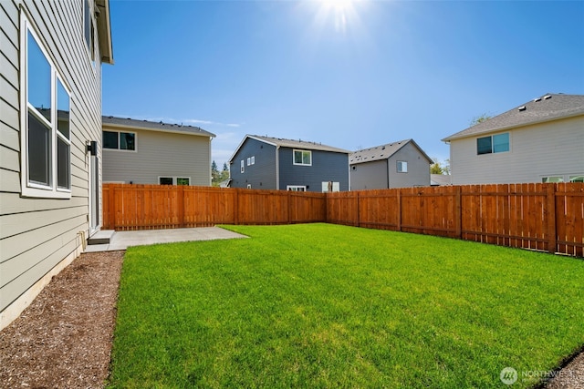 11114 NE 91st Ave, Vancouver, WA 98662 - view of yard featuring a residential view, a patio, and a fenced backyard
