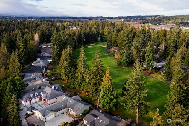 view of aerial view