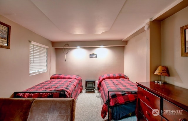 bedroom with carpet floors