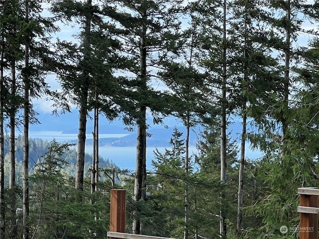 4334 Samish Crest Way, Bellingham, WA 98229 - water view featuring a heavily wooded area