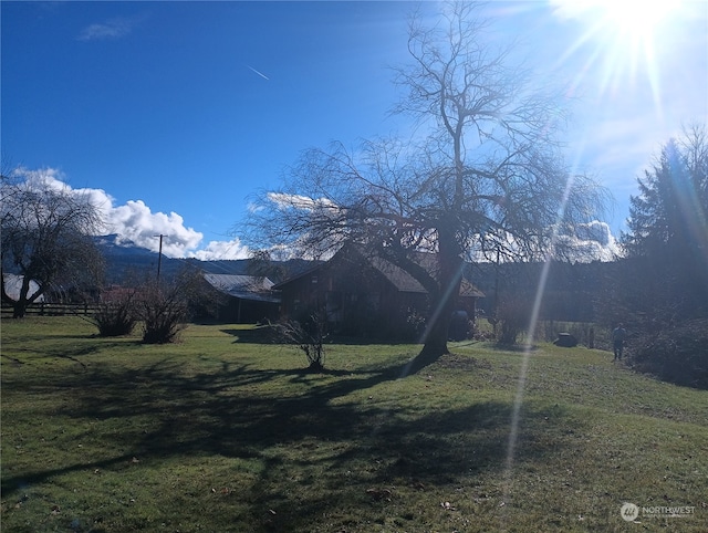 view of property view of mountains