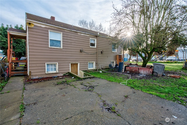 view of rear view of house