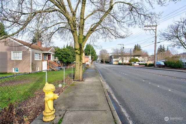 view of street