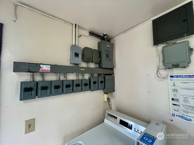 laundry room featuring washer / clothes dryer