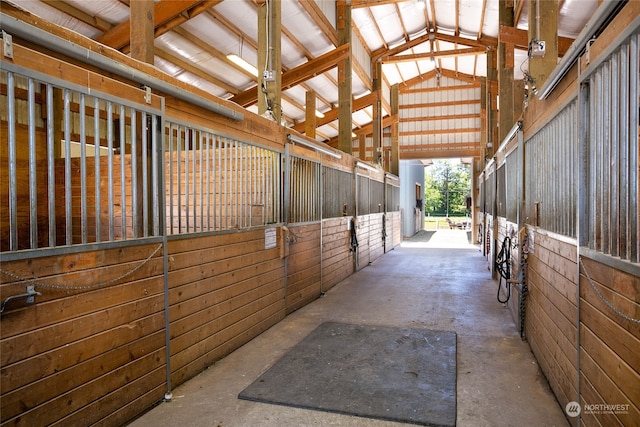 view of stable