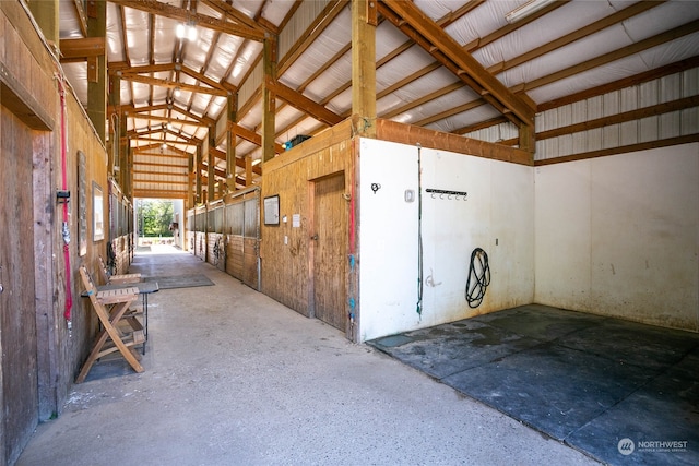 view of stable