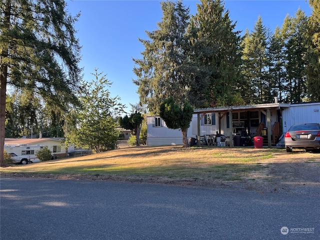 view of manufactured / mobile home