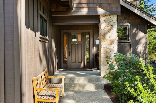 view of entrance to property
