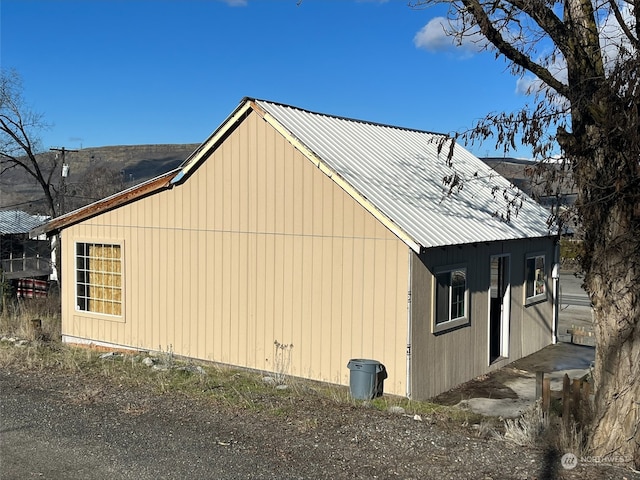 view of side of property