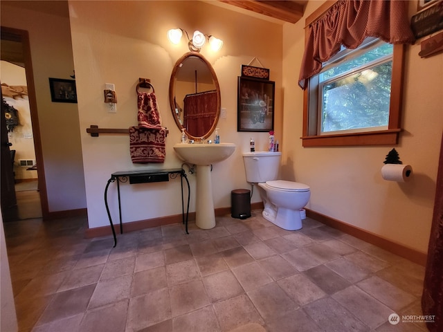 bathroom with toilet