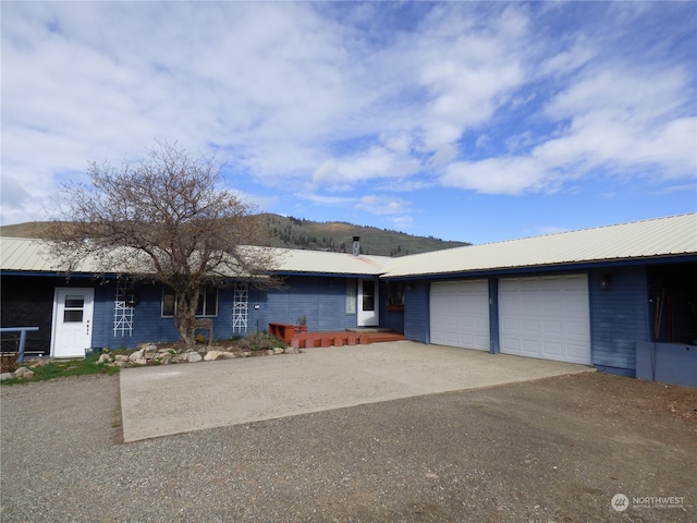 ranch-style house with a garage