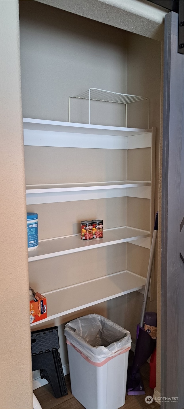 view of pantry