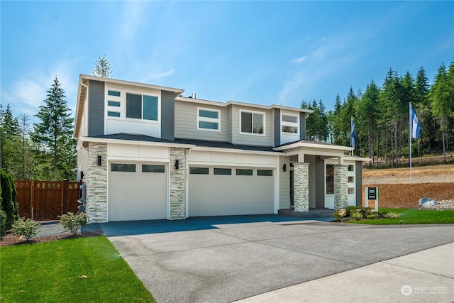 21002 154th St E, Bonney Lake, WA 98391 - view of front facade with a garage