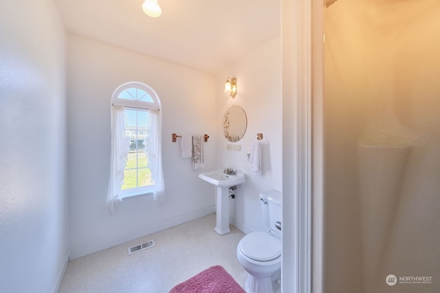 bathroom with toilet