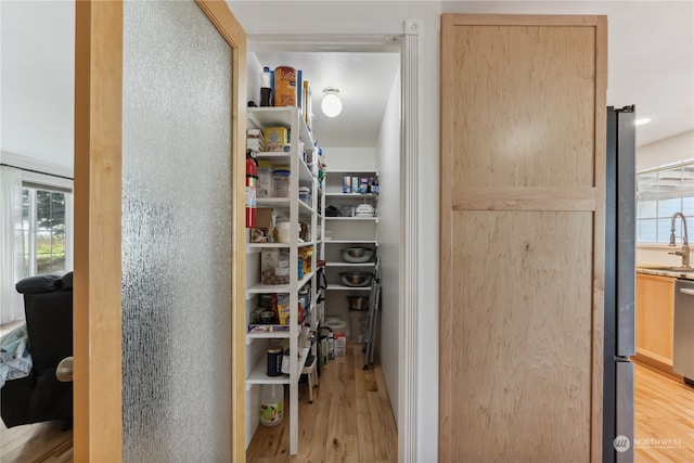 pantry featuring sink