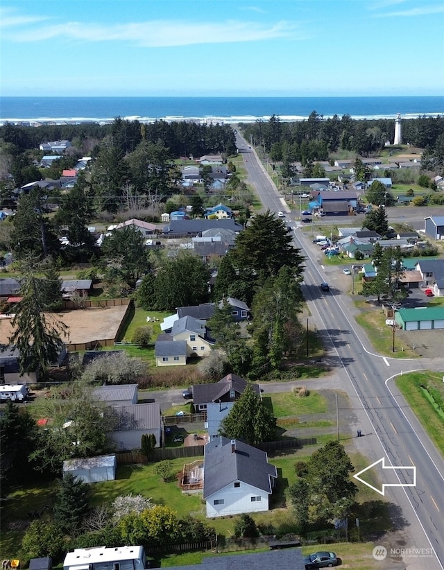 view of aerial view