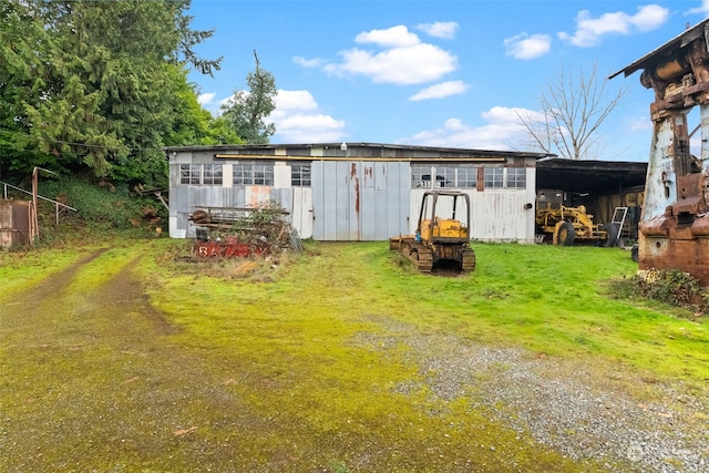 view of outbuilding