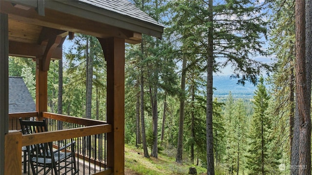 1450 Pinegrass Loop, Cle Elum, WA 98922 - deck featuring a wooded view