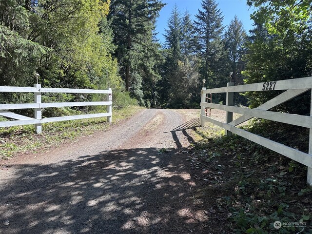 view of road