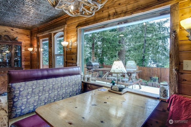 dining room featuring wood-type flooring