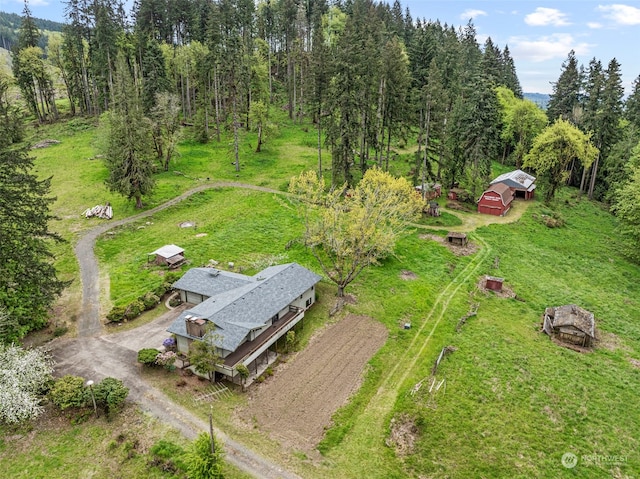 view of aerial view