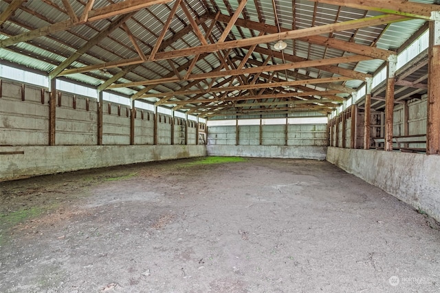 view of stable