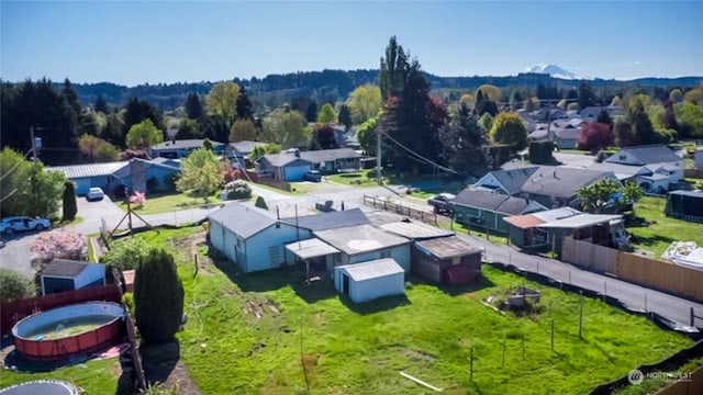 view of aerial view