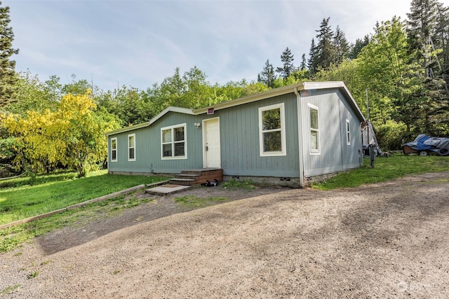 view of manufactured / mobile home