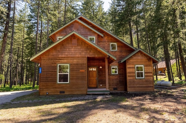 view of front of home