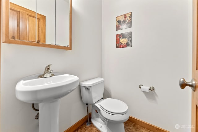 bathroom with toilet