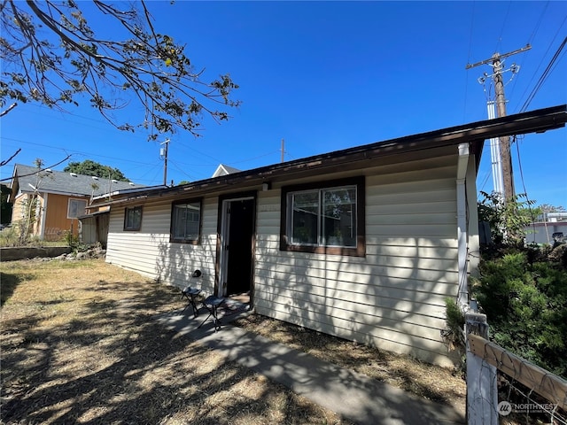 view of rear view of house