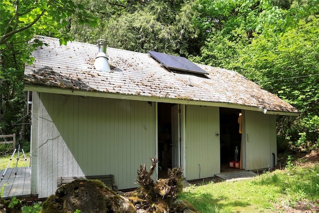 view of shed / structure