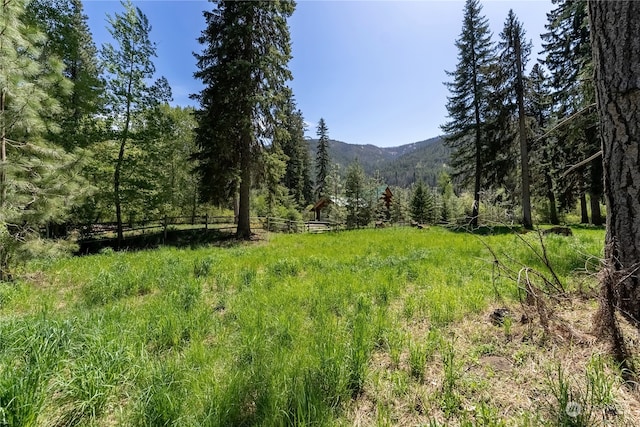 view of mountain view