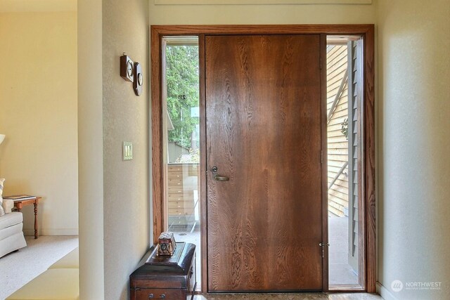 view of foyer