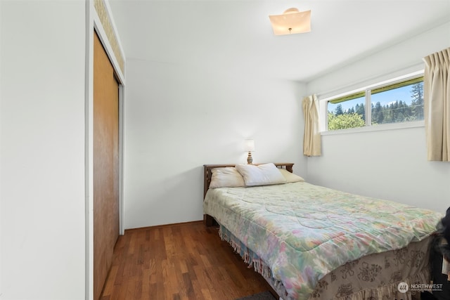 513 Cleveland Ave, South Cle Elum, WA 98943 - bedroom with a closet and hardwood / wood-style floors
