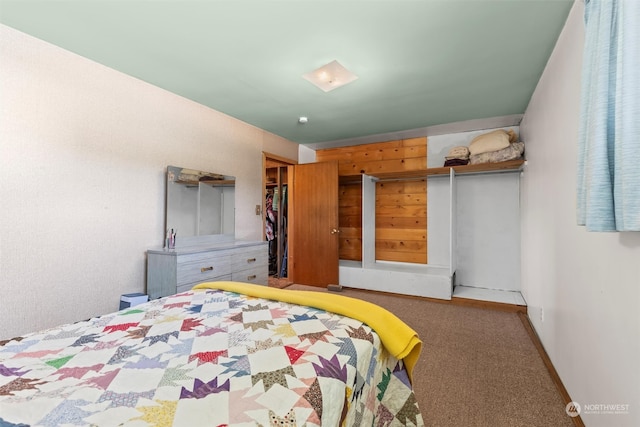 513 Cleveland Ave, South Cle Elum, WA 98943 - bedroom with carpet, a closet, and a walk in closet