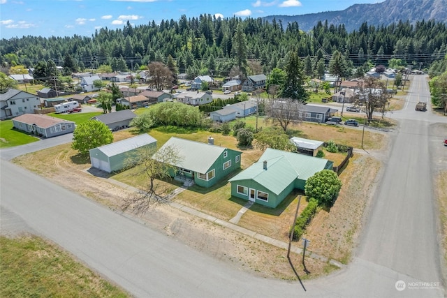 513 Cleveland Ave, South Cle Elum, WA 98943 - drone / aerial view with a mountain view