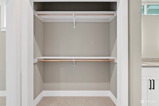 view of closet