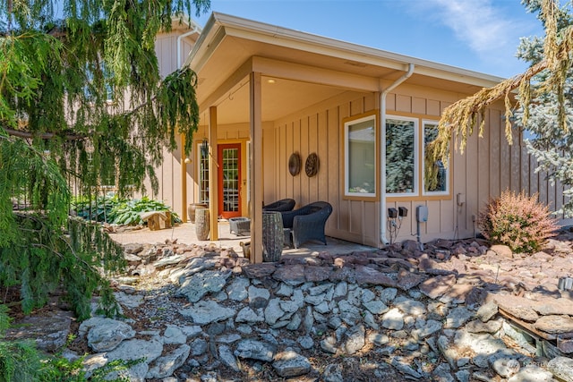 exterior space with a patio area