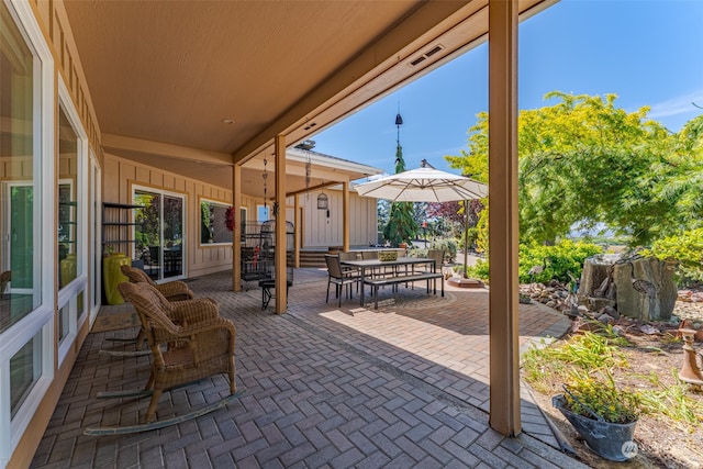 view of patio