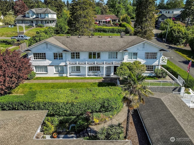 view of rear view of house