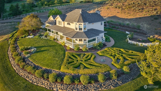 view of birds eye view of property