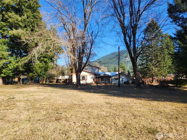 112 Combs Rd, Packwood, WA 98361 - view of yard with a mountain view