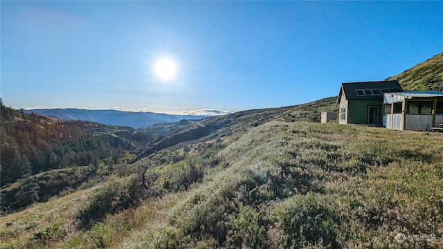 view of mountain feature