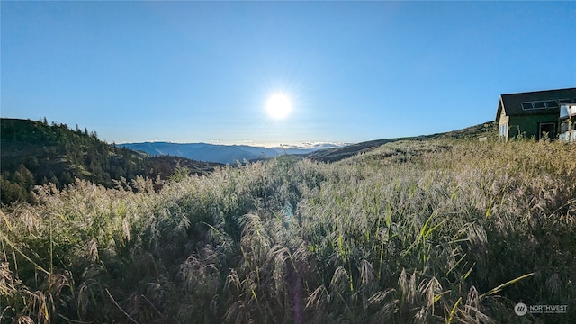 view of mountain feature