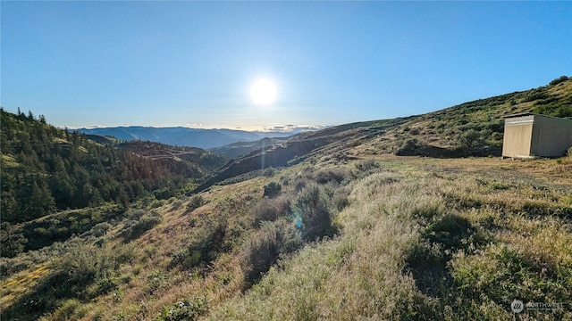 view of mountain feature