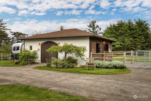 view of front of home