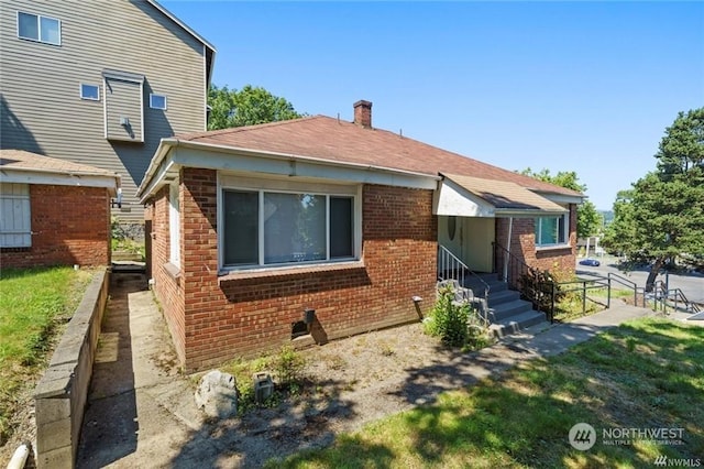 view of rear view of property